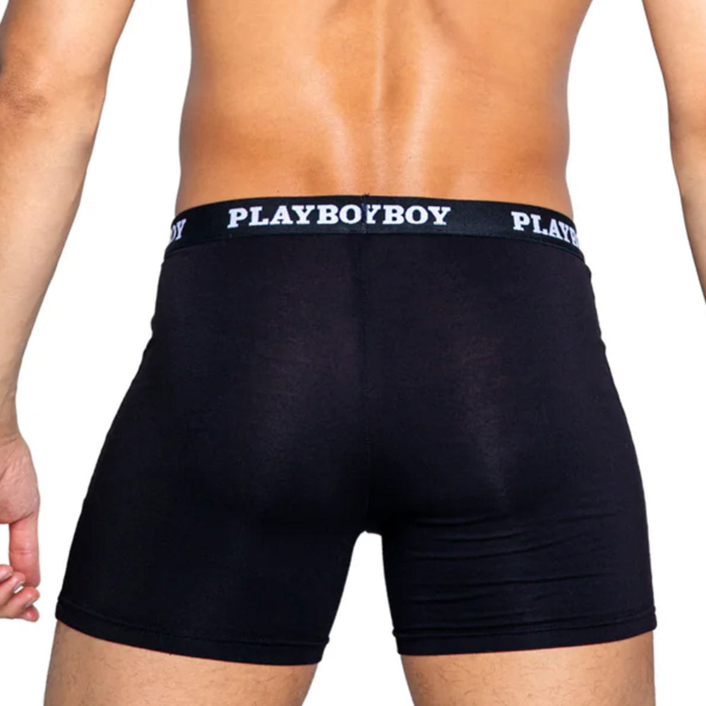 Playboy Mens Tuxedo Modal Classic Boxer Briefs