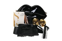 Secret Kisses Noir Gift Set with Bullet Vibrator